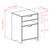 File Cabinet with Open Shelf and Drawer - 26.25" - White