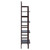 4 Tier Narrow Tall Storage Shelf Rack - 70.75" - Coffee Brown - IMAGE 3