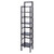 4 Tier Narrow Tall Storage Shelf Rack - 70.75" - Coffee Brown - IMAGE 5
