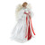 14" White and Red Angel with Lighted Wings Christmas Tree Topper - IMAGE 3