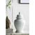 Medium Porcelain Lidded Ginger Jar - 17" - White - IMAGE 2