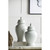 Medium Porcelain Lidded Ginger Jar - 17" - White - IMAGE 4