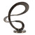 Swooping Arch Aluminum Sculpture - 16.75" - Black - IMAGE 3