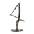 Swooping Arch Aluminum Sculpture - 16.75" - Black - IMAGE 5
