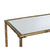Mirrored Rectangular Console Table - 56.25" - Antique Gold - IMAGE 5