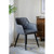 Curved Back Wooden Dining Chairs - 31" - Gray - 2ct - IMAGE 4