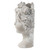 Head Statue with Floral Wreath Design Wall Planter - 9" - IMAGE 4