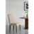Arched Back Wooden Dining Chairs with Nail Head - 39.5" - Beige - Set of 2 - IMAGE 3