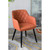 Curved Back Wooden Dining Chairs - 31" - Orange - 2ct - IMAGE 4