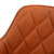 Curved Back Wooden Dining Chairs - 31" - Orange - 2ct