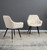 Luppino Tufted Velvet Dining Chairs - 34.25" - White and Black - 2ct - IMAGE 5