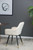 Luppino Tufted Velvet Dining Chairs - 34.25" - White and Black - 2ct