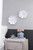 Rose Hanging Wall Accents - 12" - White - Set of 2 - IMAGE 3