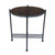Round Argus Marble Table - 16.5" - Black - IMAGE 3