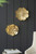 Rose Hanging Wall Accents - 12" - Gold - Set of 2 - IMAGE 2