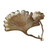 Double Gingko Leaf Aluminum Bowl - 14.25" - IMAGE 3