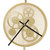 Intertwining Gear Wall Clock - 18" - Gold - IMAGE 5