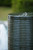 Cylinder Outdoor Garden Water Fountain - 43.25" - Green