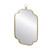 Notch Edged Wall Mirror with Ring - 36" - Gold - IMAGE 6
