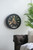 Large Roman Numeral and Bolted Gear Wall Clock - 19.75" - Black and Gold - IMAGE 6