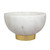 Round Marble Bowls with Stand - 4" - White - Set of 2 - IMAGE 4