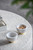 Round Marble Bowls with Stand - 4" - White - Set of 2 - IMAGE 6
