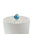 Agate Slice Table Lamp with Drum Shade - 29.5" - White and Blue - IMAGE 5