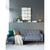 Geometric Rectangular Framed Wall Mirror - 32" - Gold - IMAGE 1