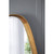 Teardrop Curved Edge Wood Wall Mirror - 36.75" - IMAGE 5