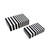 Stripes Lidded Storage Boxes - 10" - Black and White - 2ct - IMAGE 5