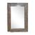 Weathered Style Rectangular Wall Mirror - 71" - Brown - IMAGE 1