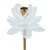 Floral Selenite Stone Candle Holder with Gold Frame - 5.5" - IMAGE 3