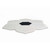 Flower Shaped Marble Cheese Board - 16" - White and Black - IMAGE 4