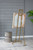 Small Floor Standing Easel Display Stand - 57" - Gold - IMAGE 2