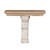 Weathered Style Corbel Wooden Wall Shelf - 13.75" - White and Brown - IMAGE 3