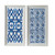 Abstract Sculpture Wall Decor Sculptures - 24.5" - Blue and White - 2ct - IMAGE 1