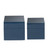 Geometric Boxes - 13.5" - Navy Blue - Set of 2 - IMAGE 3