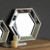 Mirrored Hexagon Wall Mirror - 20.75" - Silver - IMAGE 2