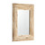 Distressed Finish Rectangular Wall Mirror - 3.25' - Brown - IMAGE 3