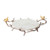 Round Marble Tray with Branch and Bird Handle - 17" - IMAGE 1