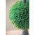 Artificial Two-Tiered Boxwood Topiary Sphere on Metal Spire - 26.5" - IMAGE 5