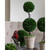 Potted Two-Tiered Artificial Boxwood Topiary - 22" - IMAGE 4