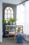 Large Arched Shape Wooden Wall Mirror - 4.5' - Brown - IMAGE 2