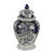 Bryn Ginger Medium Porcelain Jar - 16.5" - Blue and White - IMAGE 1