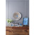 Dex Wall Decorations with Agate Stone - 20" - Silver and Blue - Set of 3