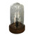 Ujala Dome Shaped Glass Table Lamp - 12" - Brown and Clear - IMAGE 1