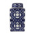 Valora Square Porcelain Lidded Jar - 10" - Blue and White