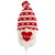 Plush "XOXO" Valentine's Day Gnome - 10" - IMAGE 1