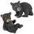 Set of 2 Bear Cub Outdoor Garden Statues 12" - IMAGE 1