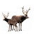 Handcrafted Large Reindeer Plush Ride-On - 60" - Brown - IMAGE 2